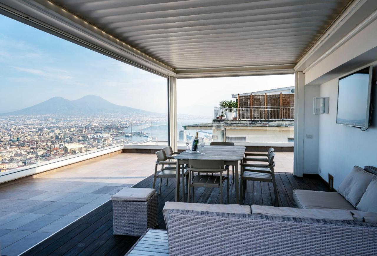 Terrazza Manu - Loft Suspended Over The City-Vomero Napoli Exterior foto